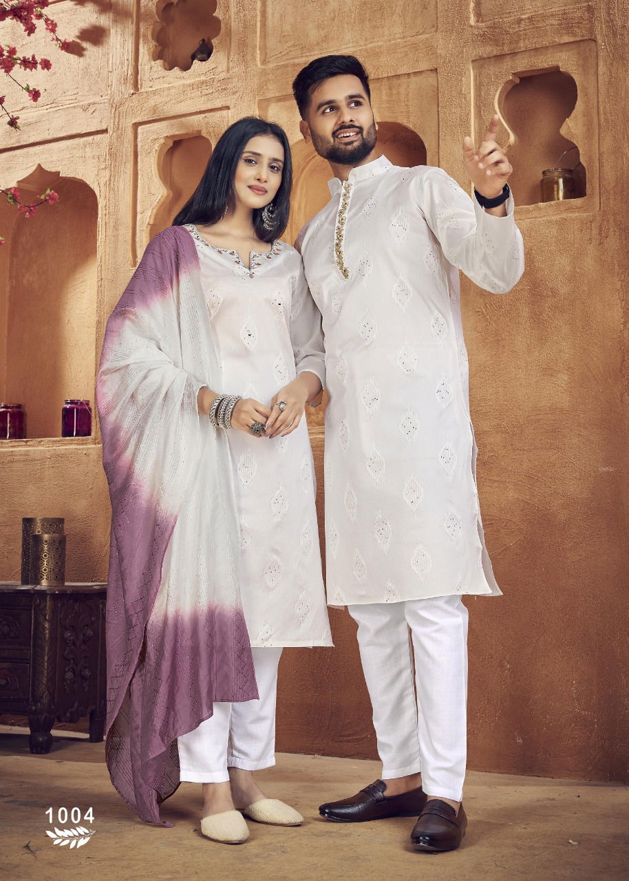 Royal Couple 11 Heavy Jacquard Silk Fancy Festive Wear Designer Couple Collection